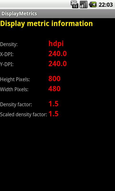 Display Metrics Info截图2