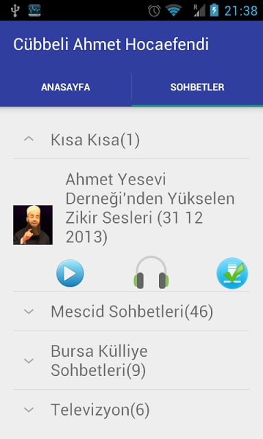 C&uuml;bbeli Ahmet Hoca Sohbetleri截图2