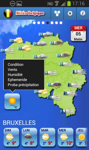 M&eacute;t&eacute;o Belgique截图2