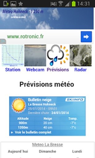 M&eacute;t&eacute;o Hohneck截图4