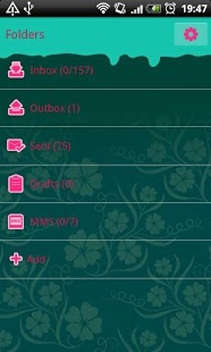 GO SMS Pro Fairy Theme截图5