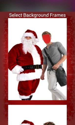 Photo with Santa Claus截图1