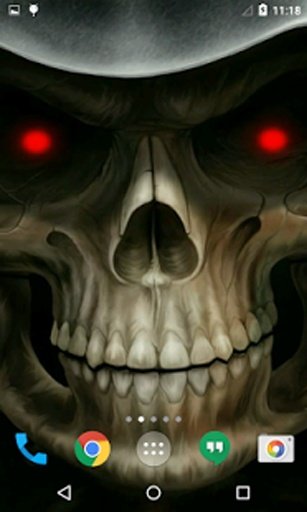 Skull 3D Live Wallpaper截图2