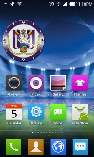 RSC Anderlecht Clock Widget截图2