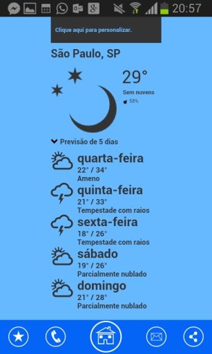 Previs&atilde;o do tempo - Weather截图10