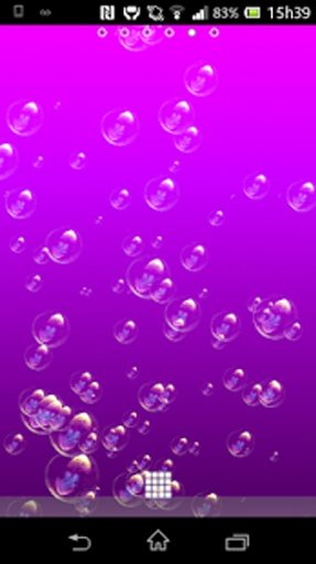 Bubble 3D Purple Livewallpaper截图5