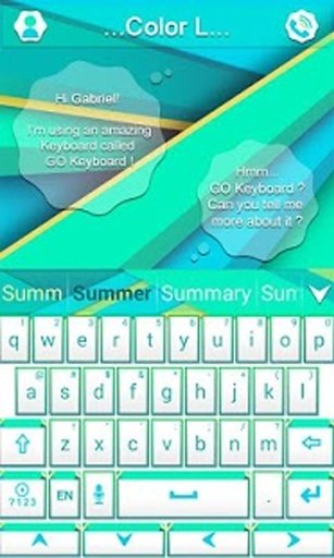 Color L GO Keyboard截图7