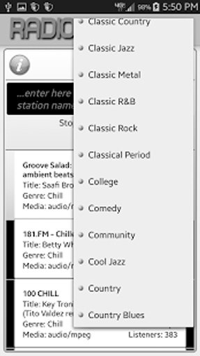 RADIO search n play截图1