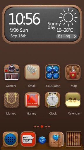 Luxury Hola Launcher Theme截图1