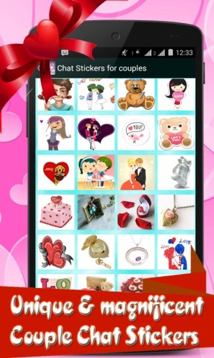 Emoji Couple Chat Stickers截图5