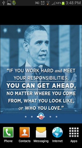 Obama Animated Live Wallpaper截图2