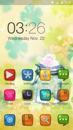 Love Heart Hola Launcher Theme截图1