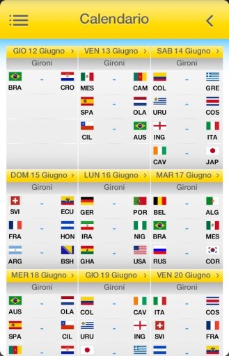 Mondiali do Brasil 2014截图1