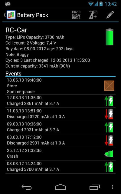 电池组织者 Battery Organizer截图5