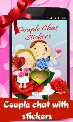 Emoji Couple Chat Stickers截图1