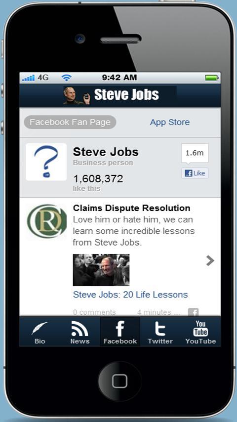 Steve Jobs Fan App截图1