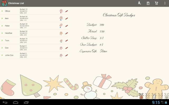 Christmas List Snowball截图8