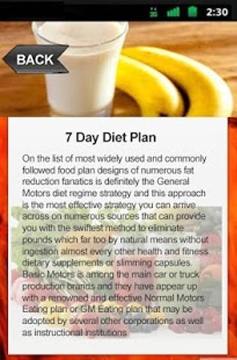 7 Day Diet Plan截图4