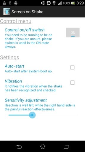 Screen on Shake截图6