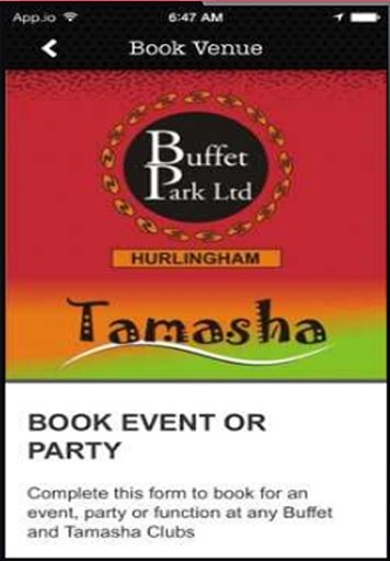 Tamasha - Buffet Park Kenya截图1