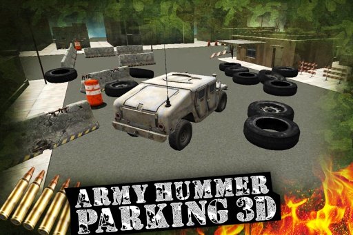 Army Hummer Parking 3D截图4