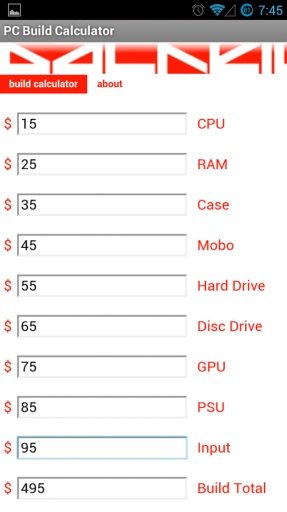 PC Build Calculator截图4