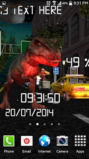 T-REX King Live wallpaper Lite截图3