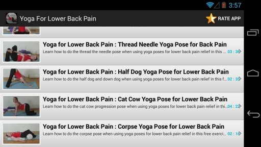 Yoga For Lower Back Pain截图4