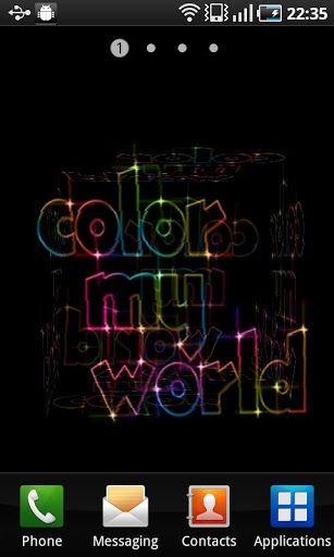 Color My World Live Wallpaper截图1