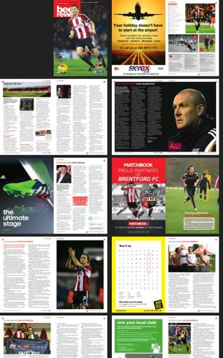 Brentford matchday programmes截图7