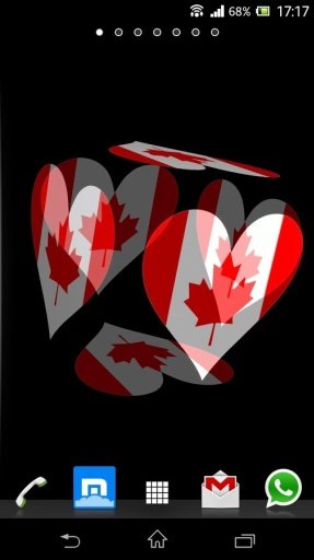 3D Canada Cube Flag LWP截图7