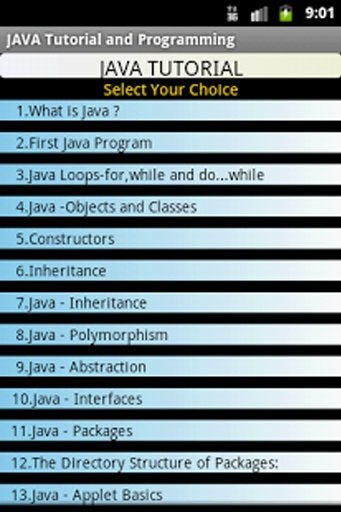 Java Tutorials &amp; Programs截图3