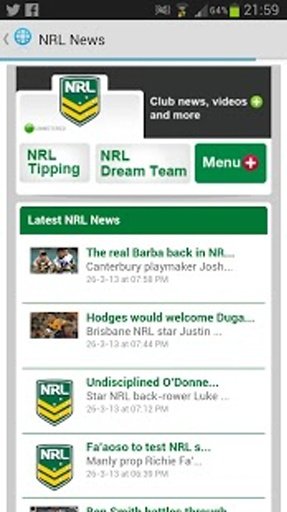 NRL News National Rugby League截图8