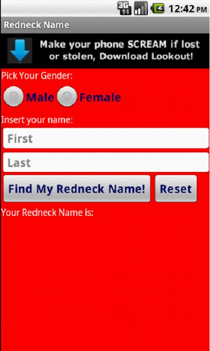 What's Your Redneck Name?截图1
