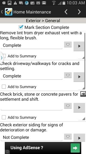 Home Maintenance Checklist截图4