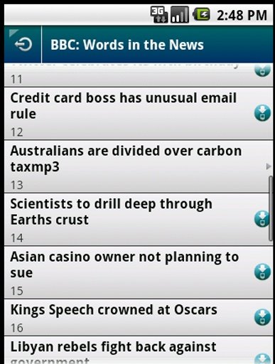 BBC English: Words in the News截图1