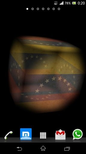 3D Venezuela Cube Flag LWP截图4