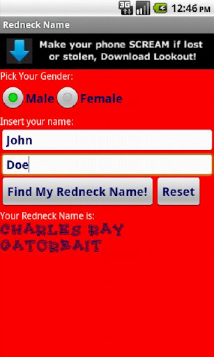 What's Your Redneck Name?截图2