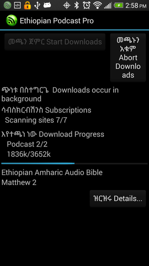 Ethiopian Podcast Pro截图3