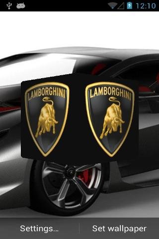 Lamborghini 3D Live Wallpaper截图2