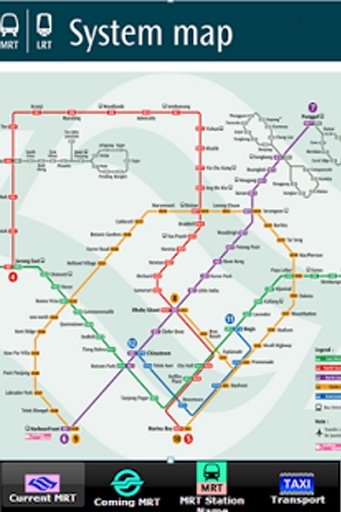 SG MRT Map截图2