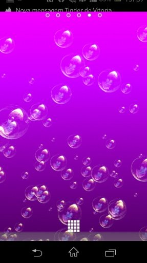 Bubble 3D Purple Livewallpaper截图8