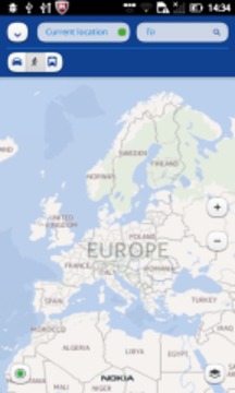 Nokia maps on Android截图