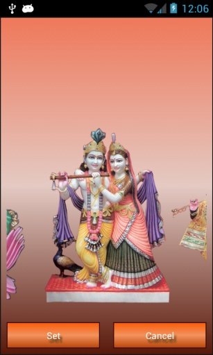 Krishna ji Temple 3d Lwp截图1