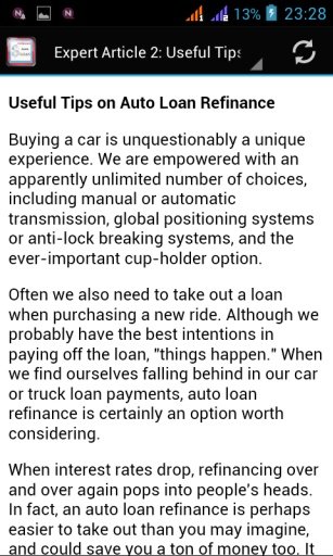 Refinance Auto Loan - Ideas截图1