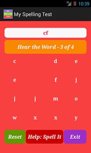 My Spelling Test截图7