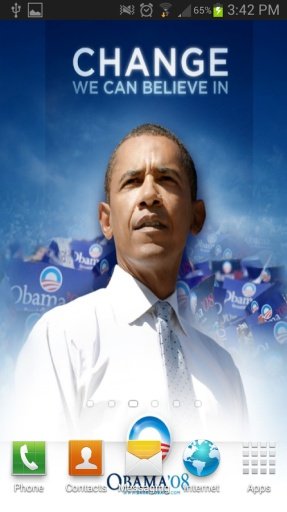 Obama Animated Live Wallpaper截图8