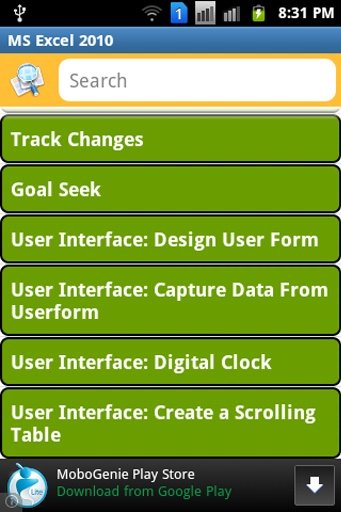 MS Excel Tutor截图5