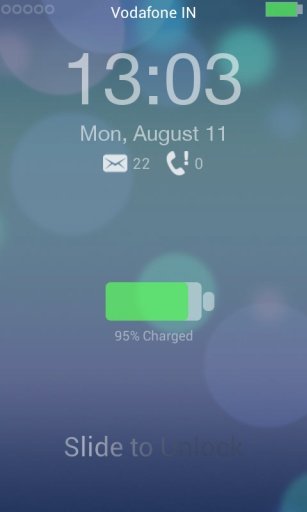 iOS 7 LockScreen with Parallax截图3