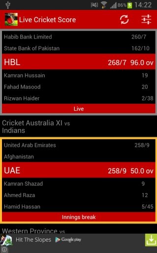 Live Cricket Updates截图5